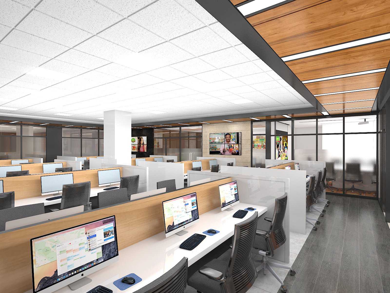 Modern Corporate Office Workstation